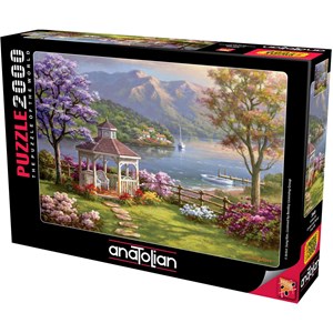 Anatolian (3949) - Sung Kim: "Crystal Lake Retreat" - 2000 Teile Puzzle