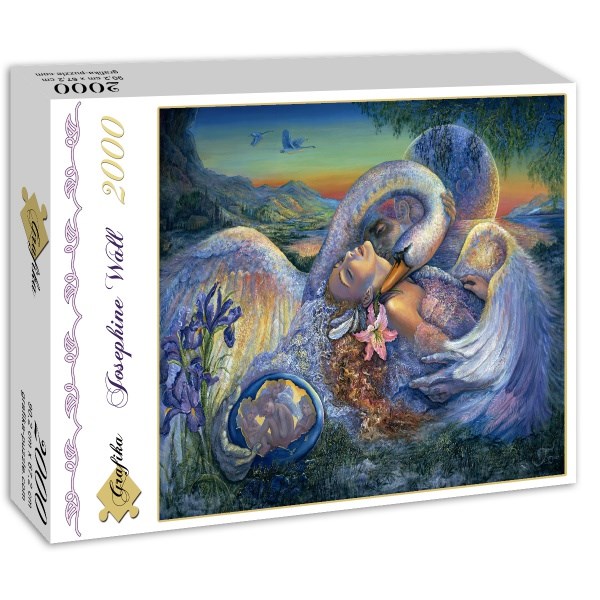 Grafika (00910) - Josephine Wall: "Leda and the Swan" - 2000 Teile Puzzle