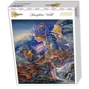 Grafika (00921) - Josephine Wall: "Once in a Blue Moon" - 1000 Teile Puzzle