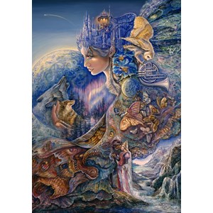 Grafika (00921) - Josephine Wall: "Once in a Blue Moon" - 1000 Teile Puzzle
