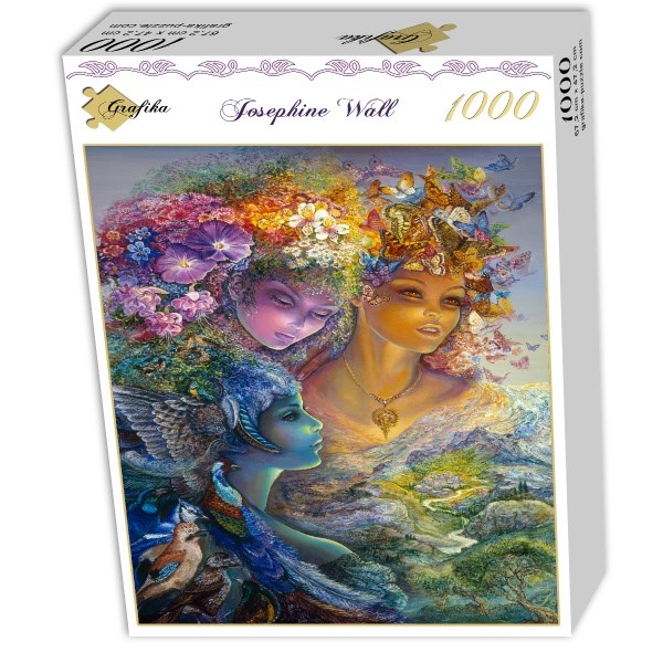 Grafika (00925) - Josephine Wall: "The Three Graces" - 1000 Teile Puzzle