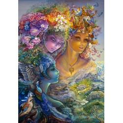 Grafika (00925) - Josephine Wall: "The Three Graces" - 1000 Teile Puzzle