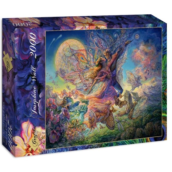 Grafika (00928) - Josephine Wall: "Titania and Oberon II" - 2000 Teile Puzzle