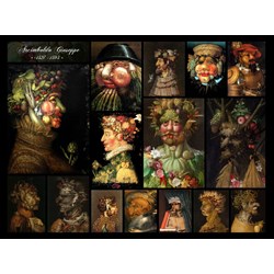 Grafika (00846) - Giuseppe Arcimboldo: "Arcimboldo Giuseppe, Collage" - 2000 Teile Puzzle