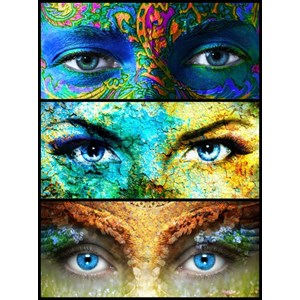 Grafika (00878) - "Women Eyes" - 2000 Teile Puzzle