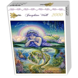 Grafika (00807) - Josephine Wall: "Fisch" - 2000 Teile Puzzle