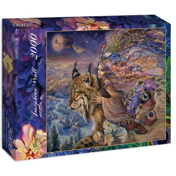 Grafika (00893) - Josephine Wall: "Flight of the Lynx" - 2000 Teile Puzzle