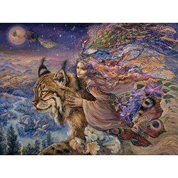 Grafika (00893) - Josephine Wall: "Flight of the Lynx" - 2000 Teile Puzzle