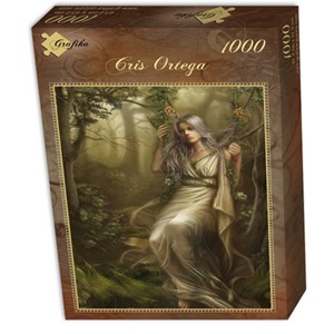 Grafika (00973) - Cris Ortega: "The Forest of the Whispers" - 1000 Teile Puzzle