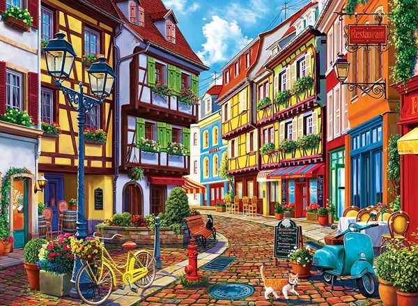 Anatolian (3614) - Marty H. Segelbaum: "Cobblestone Alley" - 500 Teile Puzzle