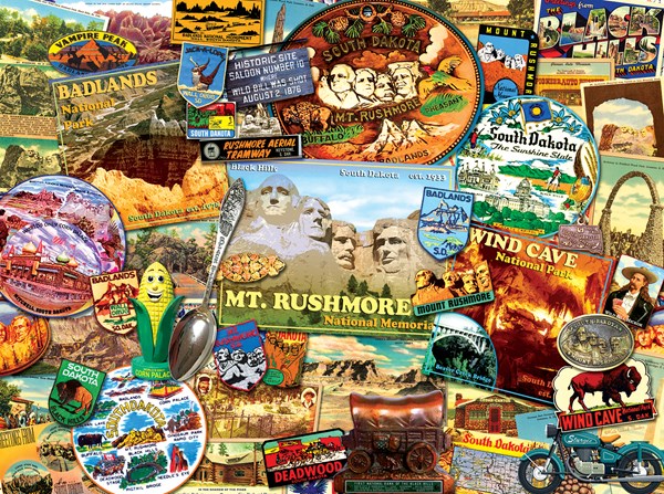 SunsOut (70076) - Kate Ward Thacker: "South Dakota" - 1000 Teile Puzzle