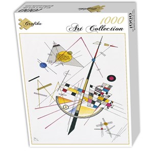 Grafika (00632) - Vassily Kandinsky: "Delicate Tension, 1923" - 1000 Teile Puzzle