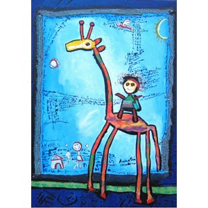 Grafika (00668) - Anne Poire, Patrick Guallino: "Toujours Elle" - 1000 Teile Puzzle