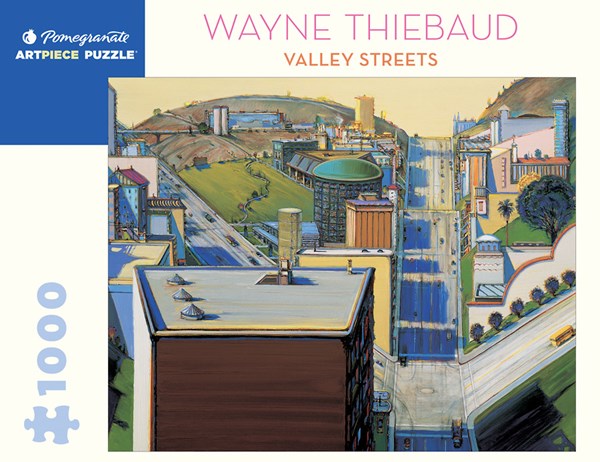 Pomegranate (aa1080) - Wayne Thiebaud: "Valley Streets" - 1000 Teile Puzzle
