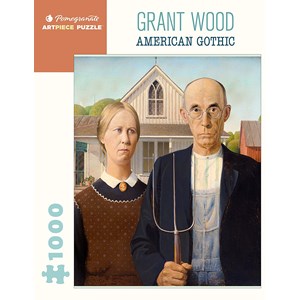 Pomegranate (aa1081) - Grant Wood: "American Gothic" - 1000 Teile Puzzle