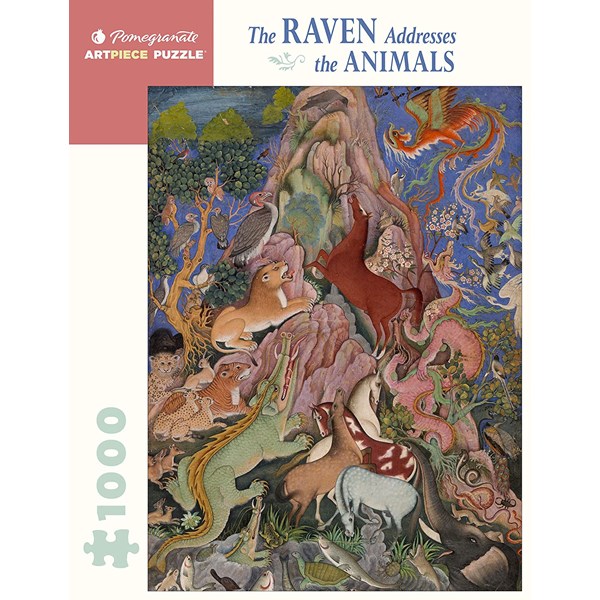 Pomegranate (aa1084) - "The Raven Addresses the Animals" - 1000 Teile Puzzle