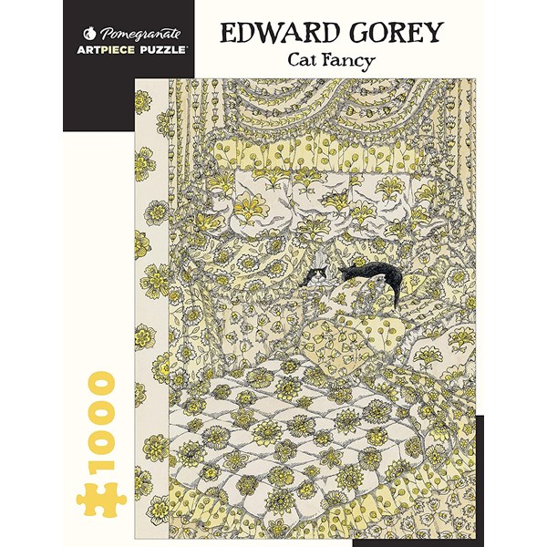 Pomegranate (aa1068) - Edward Gorey: "Cat Fancy" - 1000 Teile Puzzle