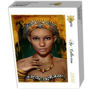 Grafika (01302) - "Afrikanische Frauen" - 3900 Teile Puzzle