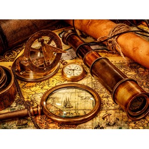 Grafika (01145) - "Vintage Travel" - 2000 Teile Puzzle