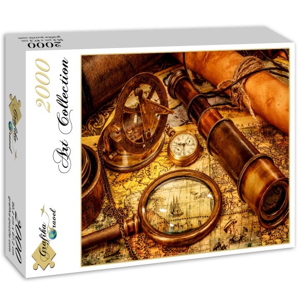 Grafika (01145) - "Vintage Travel" - 2000 Teile Puzzle