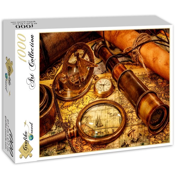 Grafika (01146) - "Vintage Travel" - 1000 Teile Puzzle