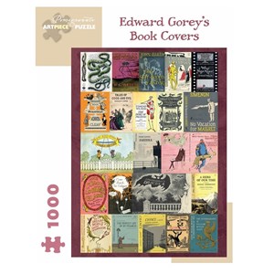 Pomegranate (aa1043) - Edward Gorey: "Edward Gorey's Book Covers" - 1000 Teile Puzzle