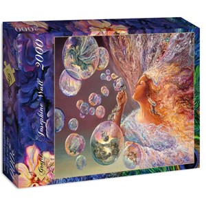 Grafika (00896) - Josephine Wall: "Bubble Flower" - 2000 Teile Puzzle