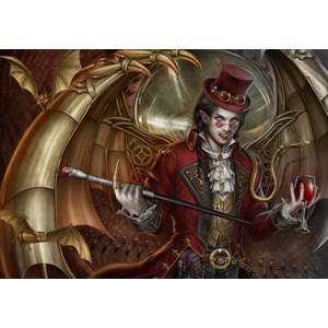 Grafika (01010) - Cris Ortega: "Let the Blood Flow" - 1000 Teile Puzzle