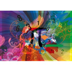 Grafika (01119) - "Die Zahl Pi" - 1000 Teile Puzzle