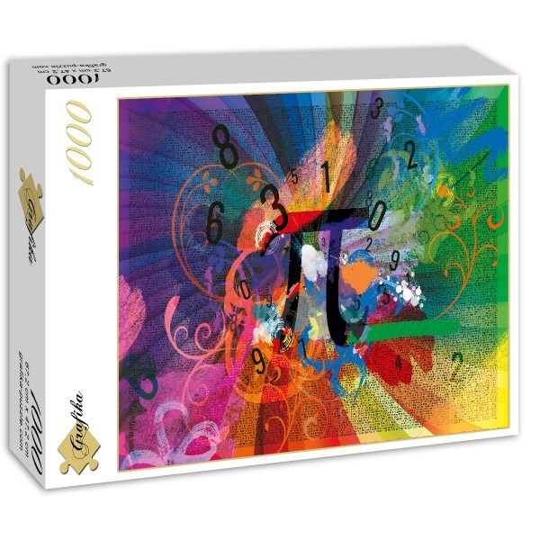 Grafika (01119) - "Die Zahl Pi" - 1000 Teile Puzzle