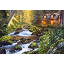 Castorland (C-104635) - "Creek Side Comfort" - 1000 Teile Puzzle