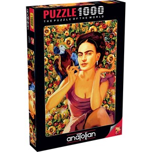 Anatolian (1071) - Serhat Filiz: "Frida Kahlo" - 1000 Teile Puzzle