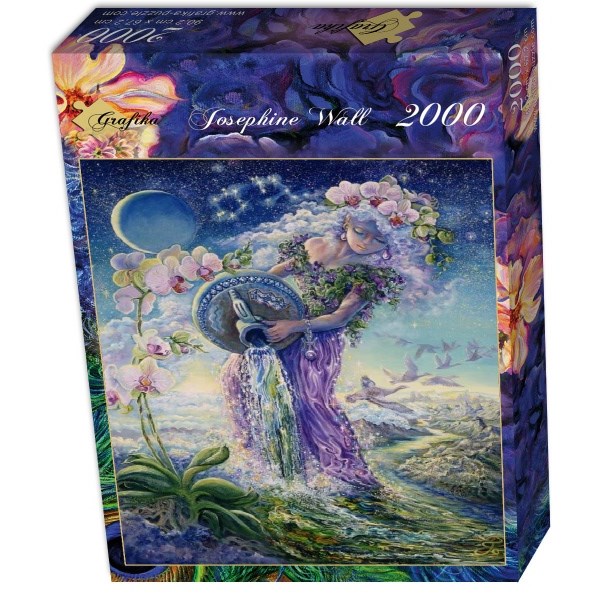 Grafika (00810) - Josephine Wall: "Sternzeichen Wassermann" - 2000 Teile Puzzle