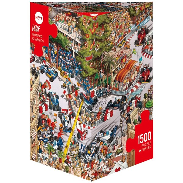 Heye (29923) - Jean-Jacques Loup: "Monaco Classics" - 1500 Teile Puzzle
