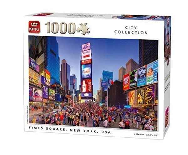 King International (05707) - "Times Square, New York" - 1000 Teile Puzzle