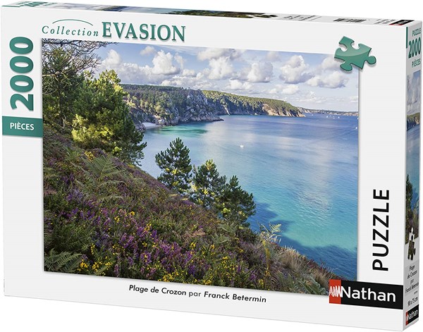 Nathan (87879) - "Strand von Crozon" - 2000 Teile Puzzle