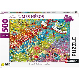 Nathan (87238) - "Smileys" - 500 Teile Puzzle