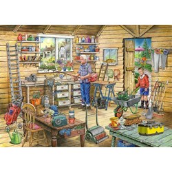 The House of Puzzles (4500) - "Find the Differences No.14, Fred's Shed" - 1000 Teile Puzzle