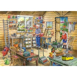 The House of Puzzles (4500) - "Find the Differences No.14, Fred's Shed" - 1000 Teile Puzzle