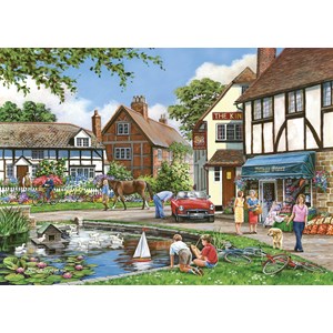 The House of Puzzles (4609) - "A Busy Day" - 1000 Teile Puzzle