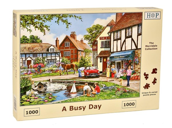 The House of Puzzles (4609) - "A Busy Day" - 1000 Teile Puzzle