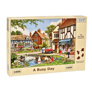 The House of Puzzles (4609) - "A Busy Day" - 1000 Teile Puzzle