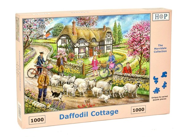 The House of Puzzles (4647) - "Daffodil Cottage" - 1000 Teile Puzzle