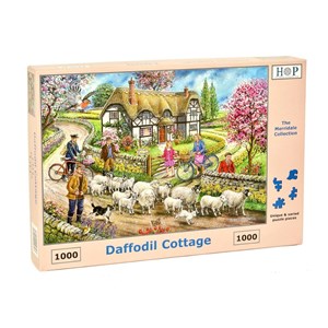 The House of Puzzles (4647) - "Daffodil Cottage" - 1000 Teile Puzzle