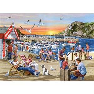 The House of Puzzles (4654) - "Fish & Chips" - 1000 Teile Puzzle