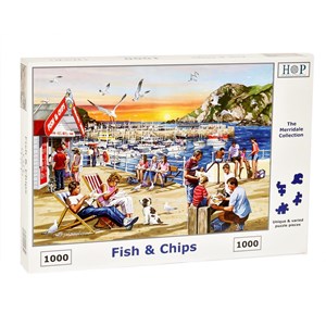 The House of Puzzles (4654) - "Fish & Chips" - 1000 Teile Puzzle