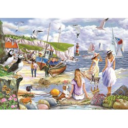 The House of Puzzles (4937) - "Sea Shore Breezes" - 500 Teile Puzzle