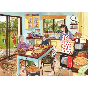 The House of Puzzles (4616) - "Baking Apple Pie" - 1000 Teile Puzzle