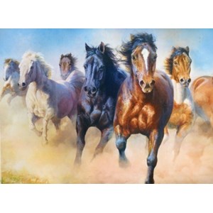Trefl (27098) - "Wilde Pferde" - 2000 Teile Puzzle
