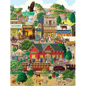 SunsOut (38936) - "Western Town" - 500 Teile Puzzle